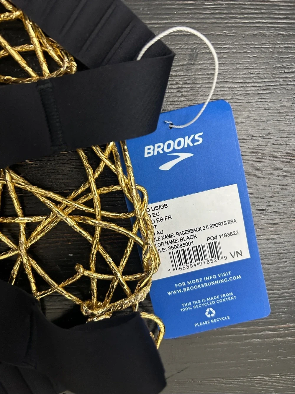 Brooks Women's Racerback 2.0 Sports Bra for High Impact Sports Maximum Support